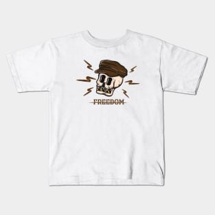 Freedom (black) Kids T-Shirt